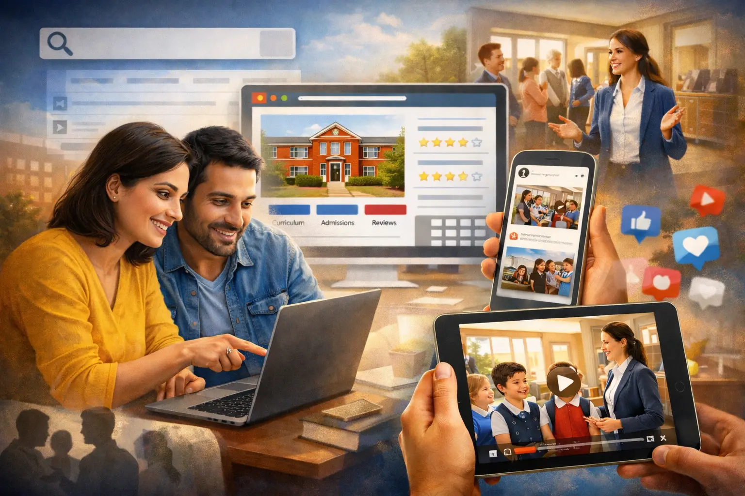 The Complete Parent Journey: How Families Discover, Evaluate, and Choose Schools Online